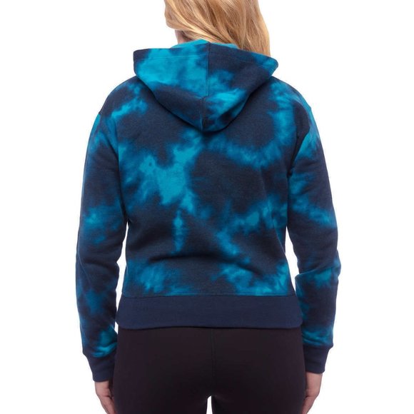 CHAMPION Women Hoodie Kangaroo Pocket Blue - Picture 2 of 8